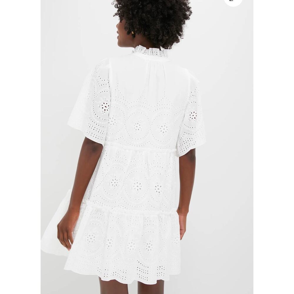 NEW Tuckernuck White Eyelet Crawford Dress Size XXS - Picture 3 of 8